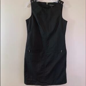 White House Black Market Black Shift Dress Size 6